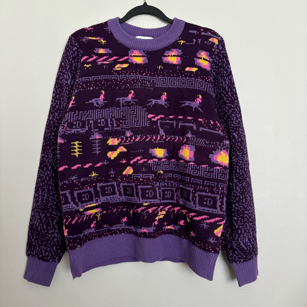 Sentry Centaur Sweater Size Medium Acrylic Mythical Astrology Whimsical